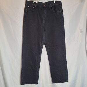 Aeropostale Black High Rise Baggy Jean Women's Size 14 NWT